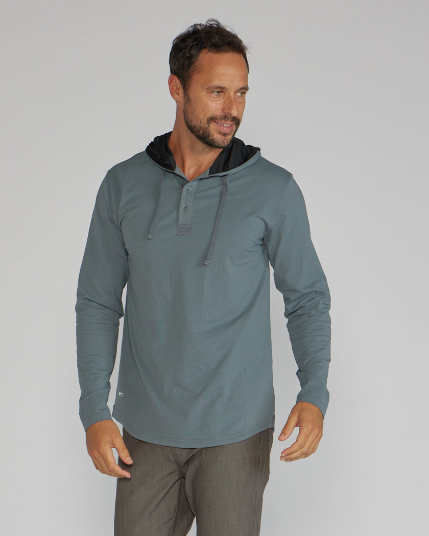 Drop-Cut: LUX Hooded Henley