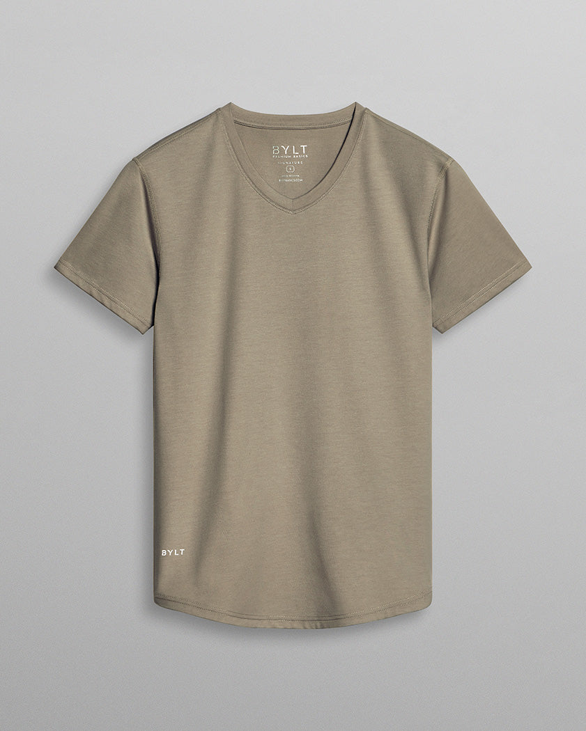 Drop-Cut V-Neck: BYLT Signature
