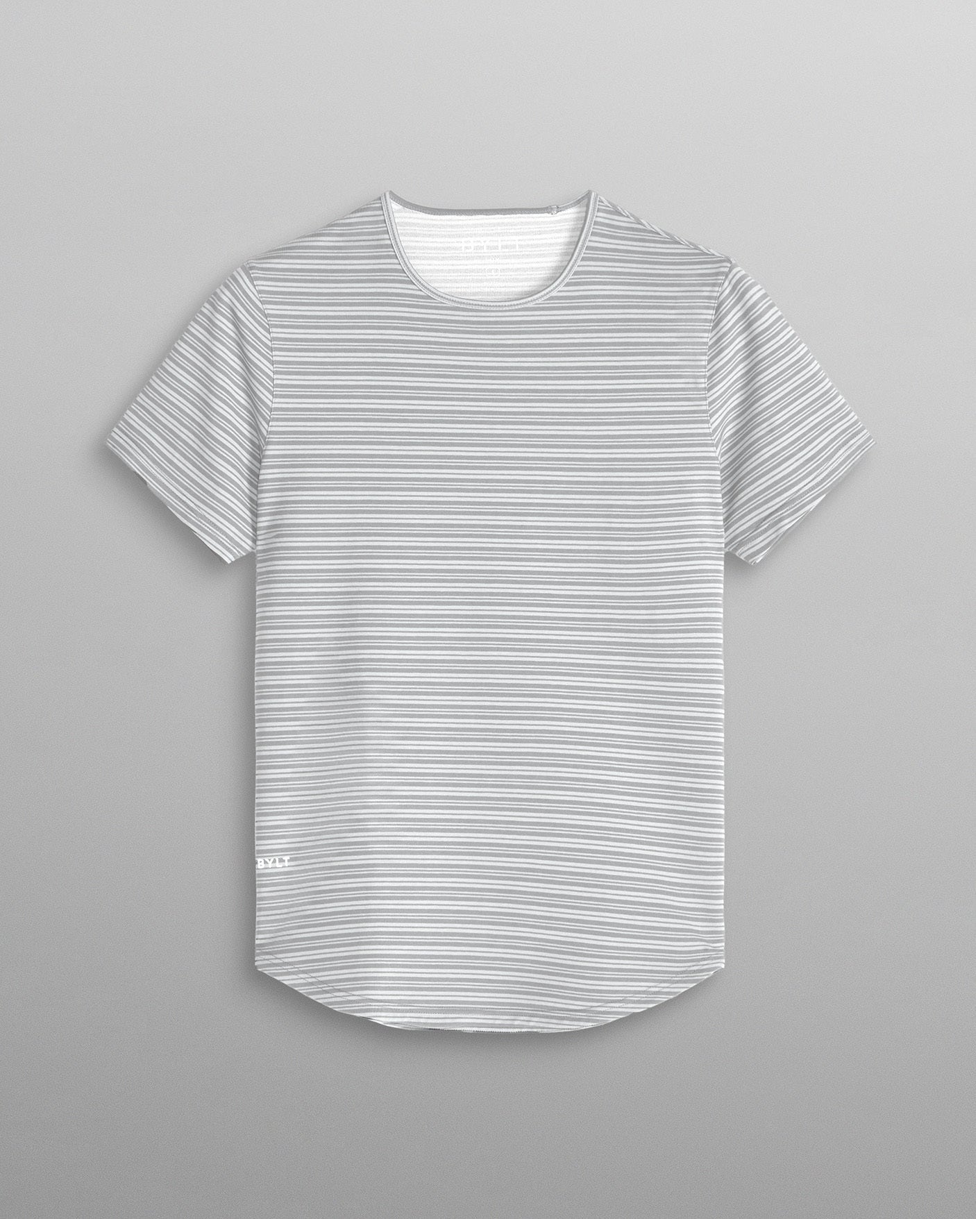 LUX Striped Drop-Cut Tee