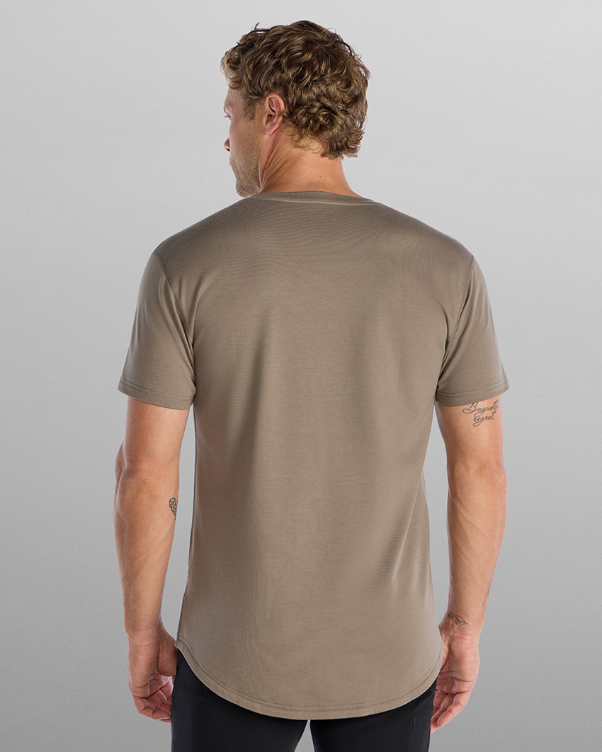 Drop-Cut V-Neck: BYLT Signature