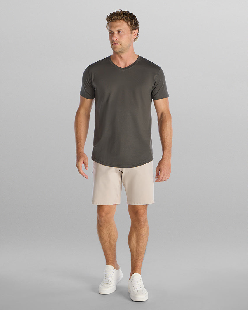 Drop-Cut V-Neck: BYLT Signature
