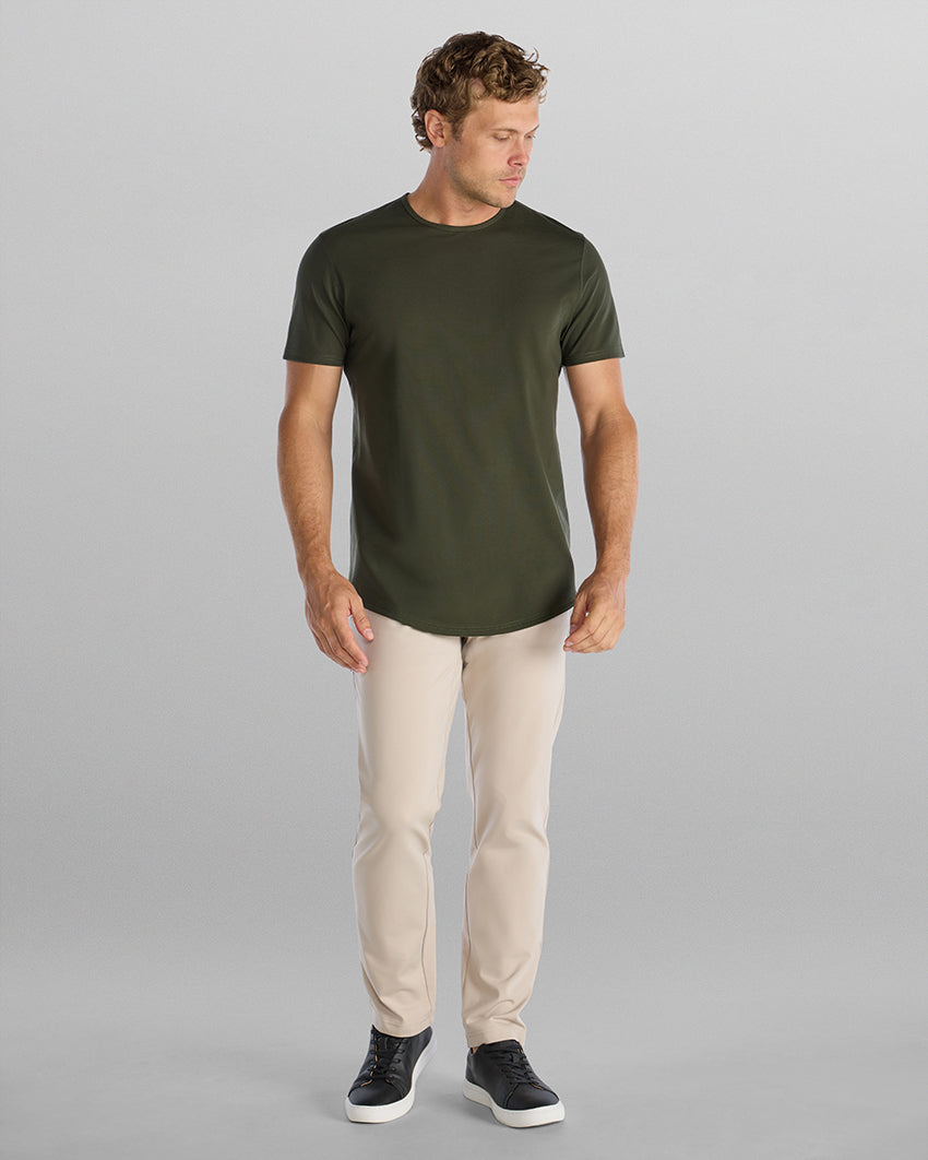 Everyday Short Sleeve Drop-Cut