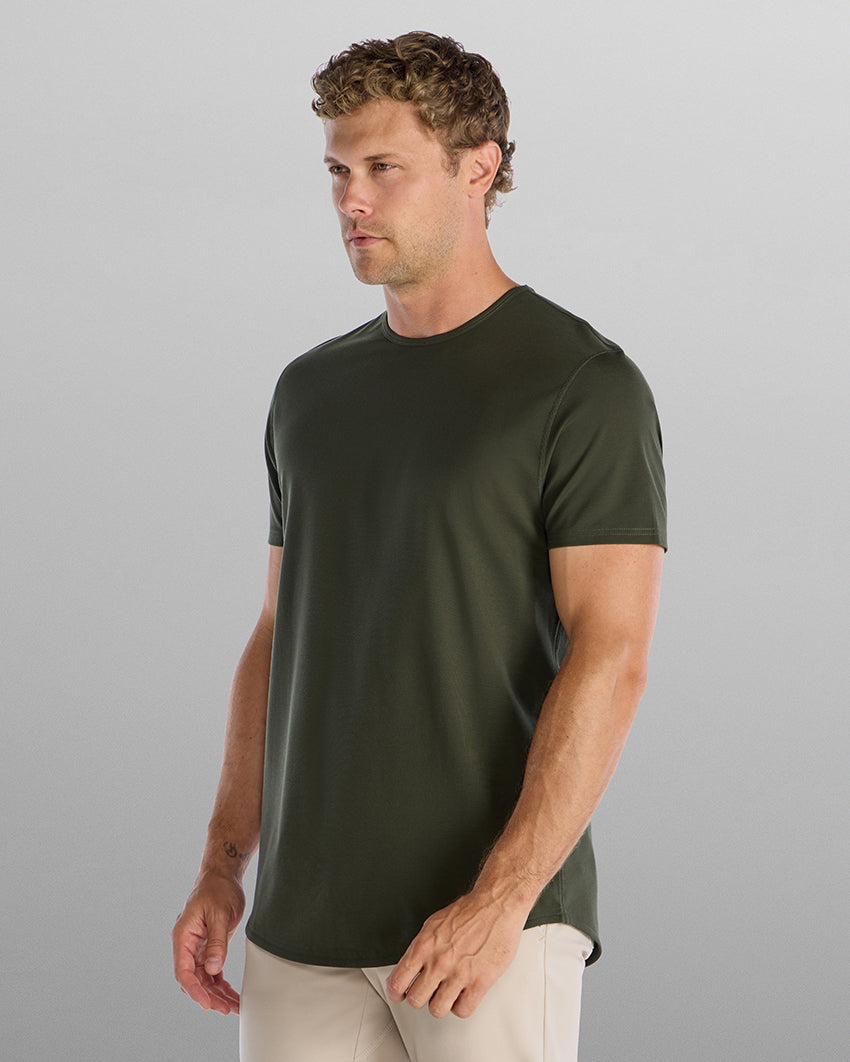 Everyday Short Sleeve Drop-Cut
