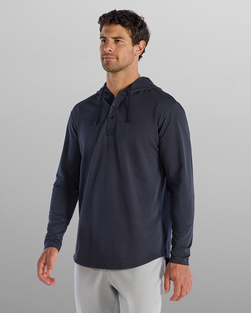 Drop-Cut: LUX Hooded Henley
