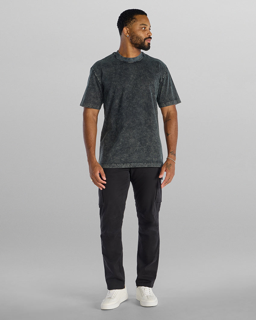 Retro Wash Cotton Box Tee