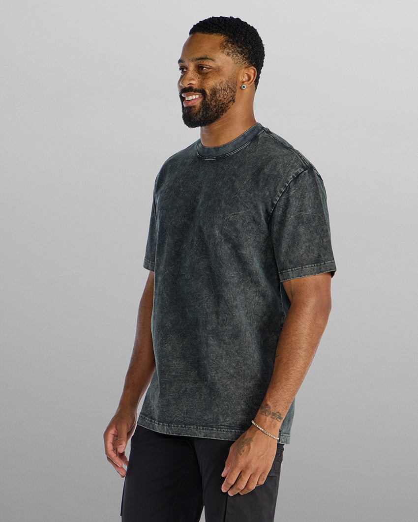 Retro Wash Cotton Box Tee