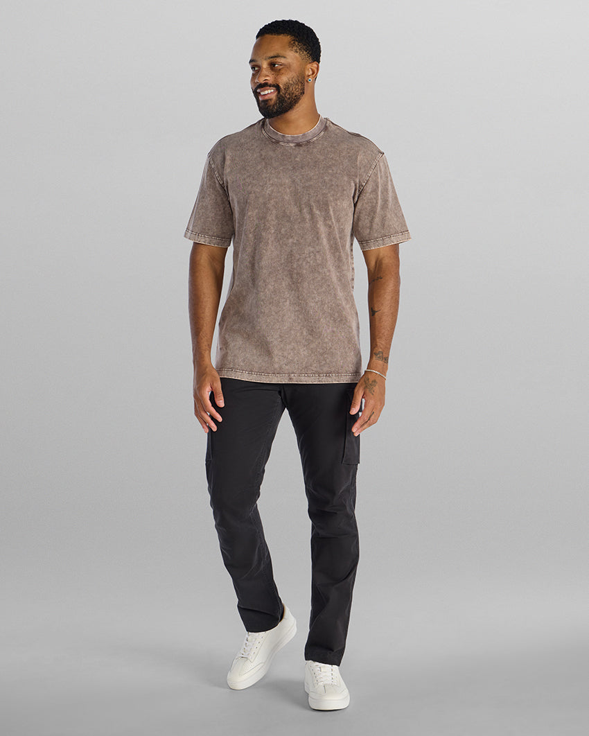 Retro Wash Cotton Box Tee