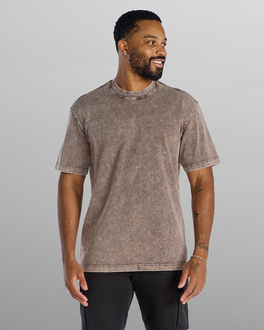 Retro Wash Cotton Box Tee
