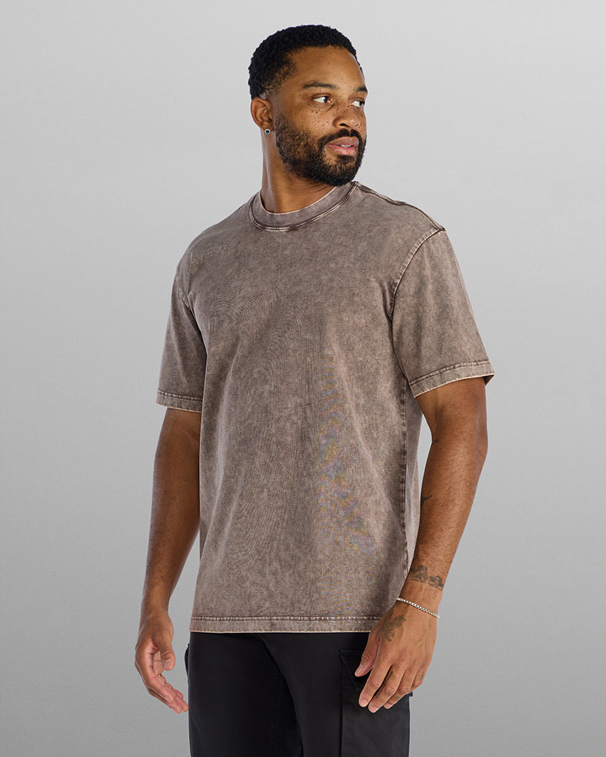 Retro Wash Cotton Box Tee