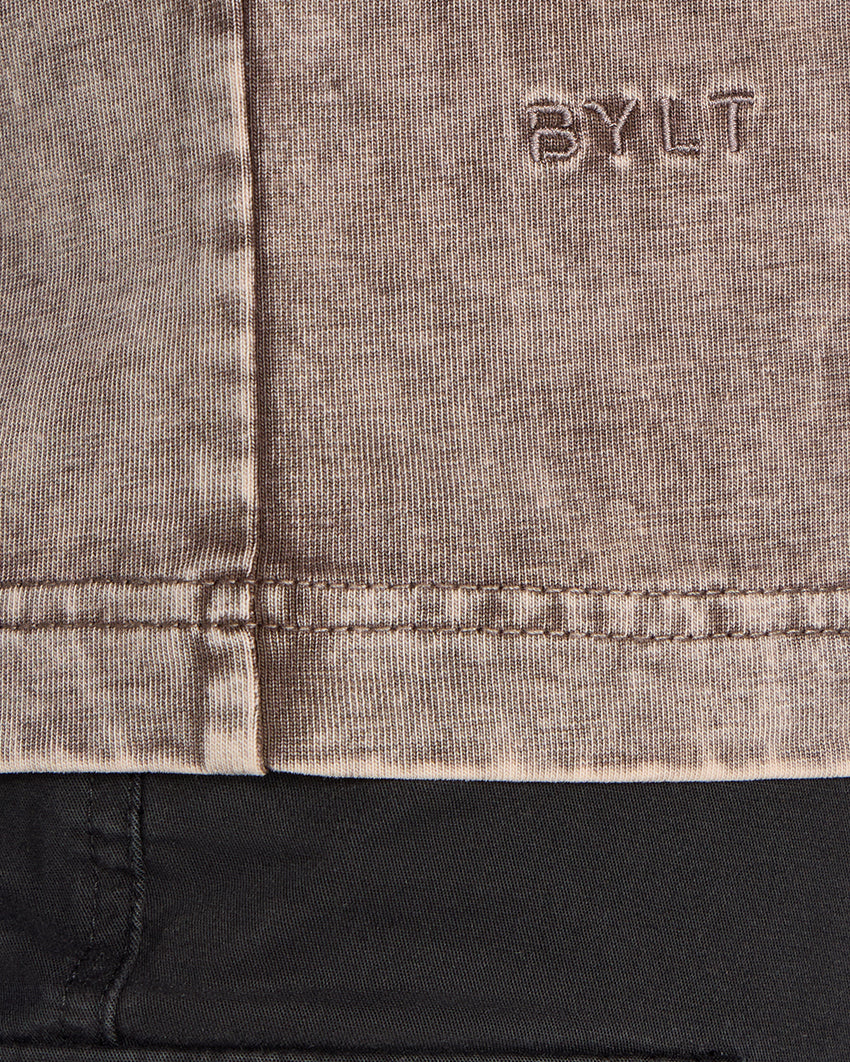 Retro Wash Cotton Box Tee