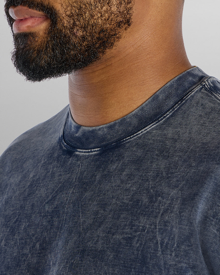 Retro Wash Cotton Box Tee