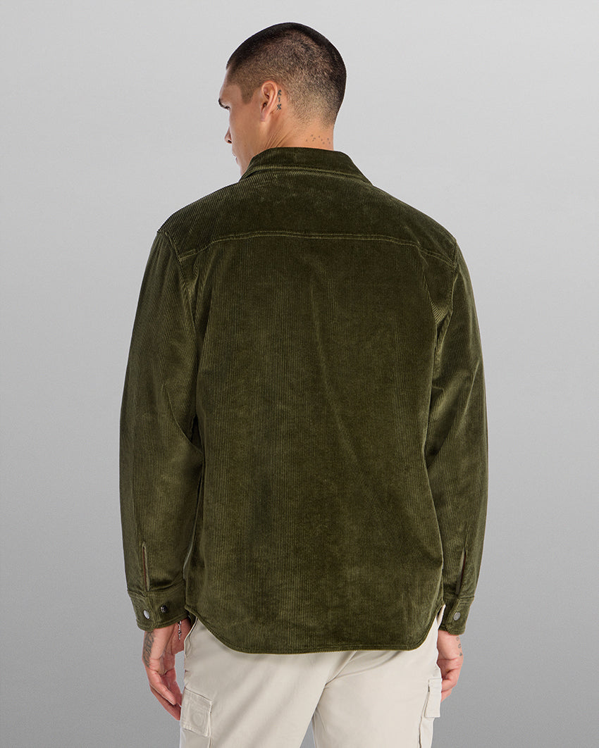 Corduroy Relaxed Overshirt