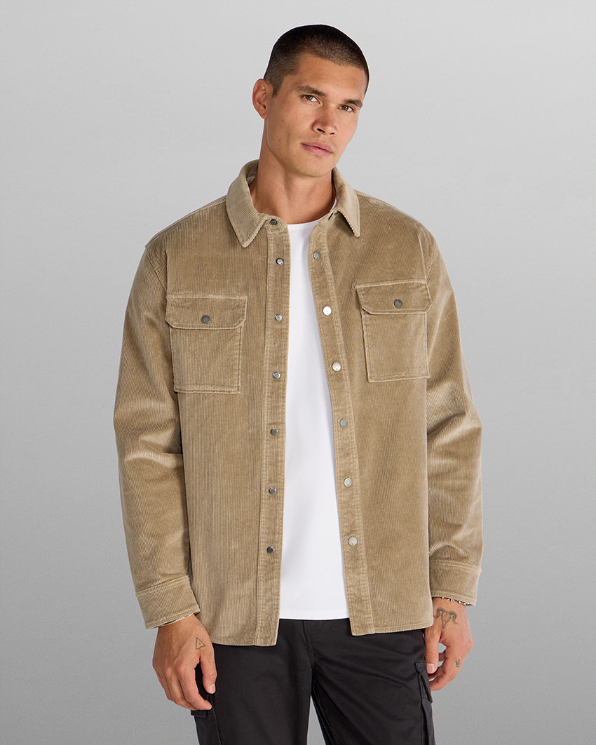 Corduroy Relaxed Overshirt