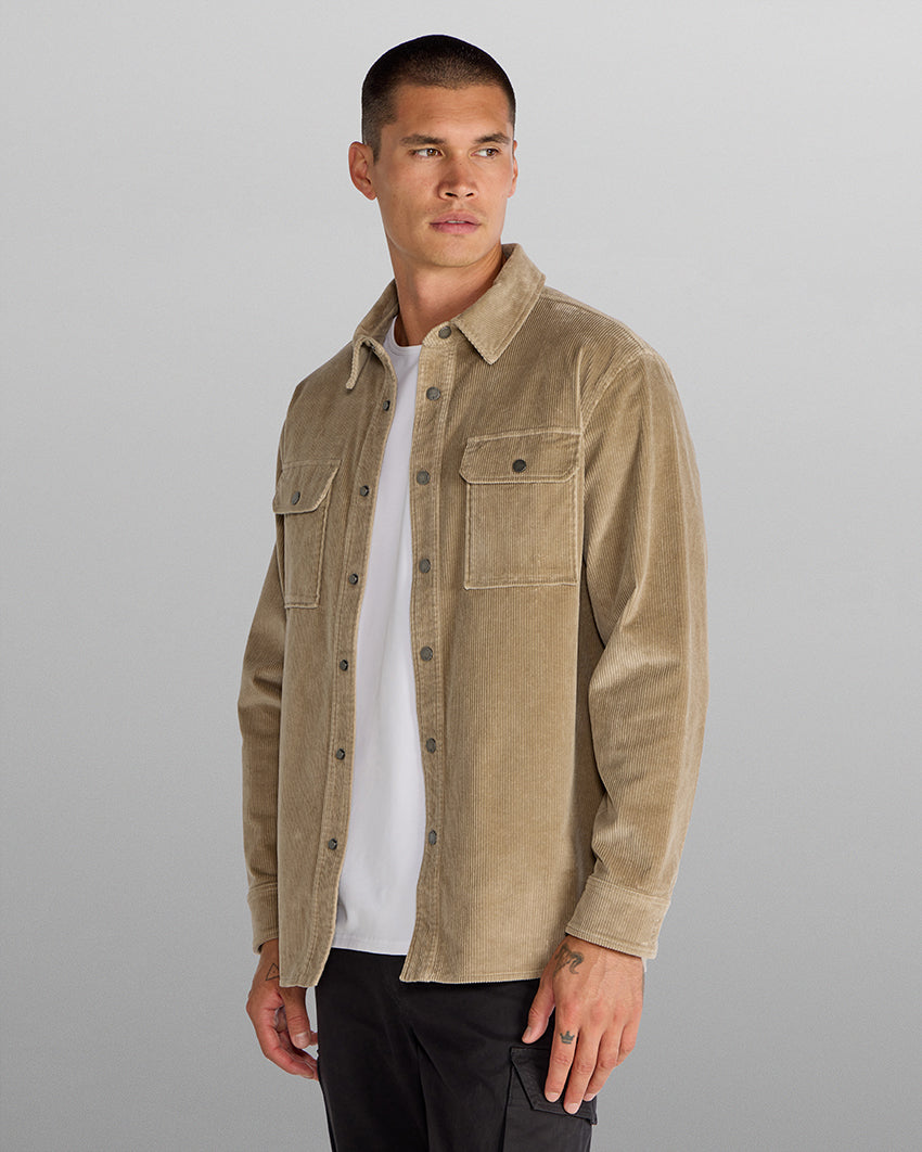 Corduroy Relaxed Overshirt