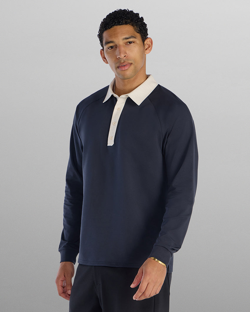 LUX Rugby Long Sleeve Polo