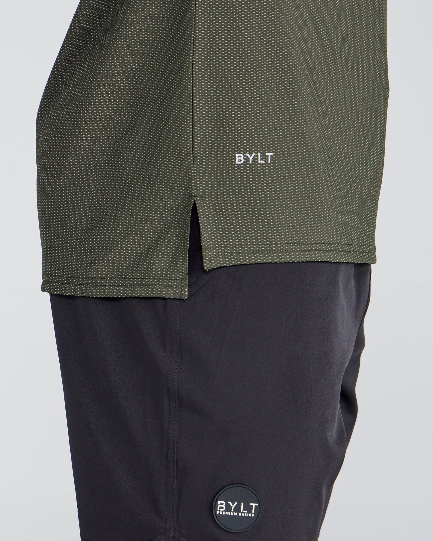 Pulse Short Sleeve Split Hem