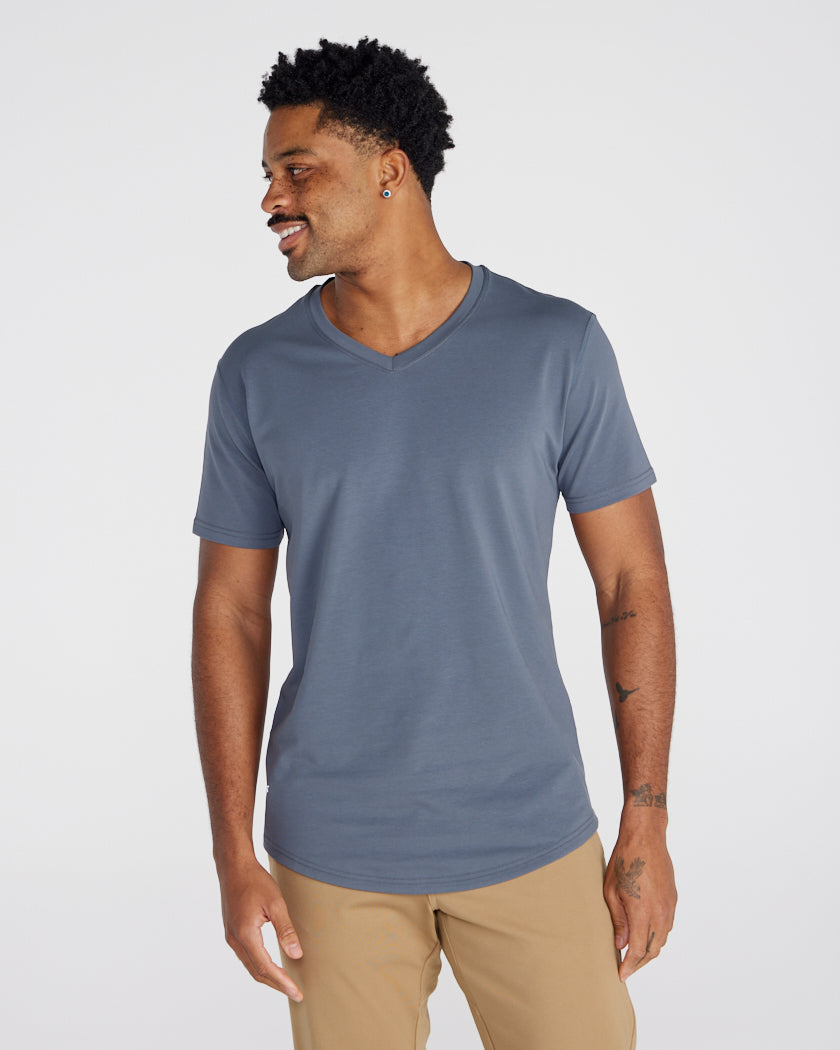Drop-Cut V-Neck: BYLT Signature