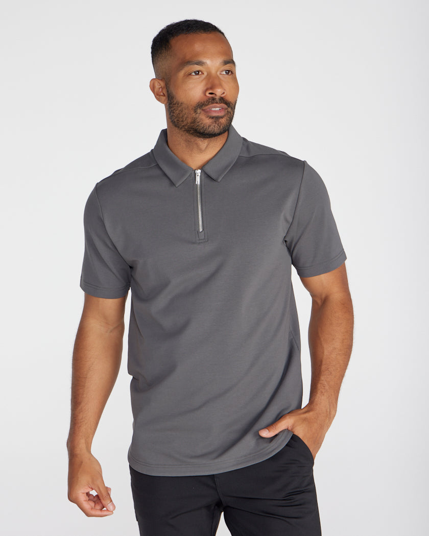 LUX Zip Polo