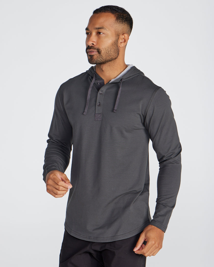 Drop-Cut: LUX Hooded Henley