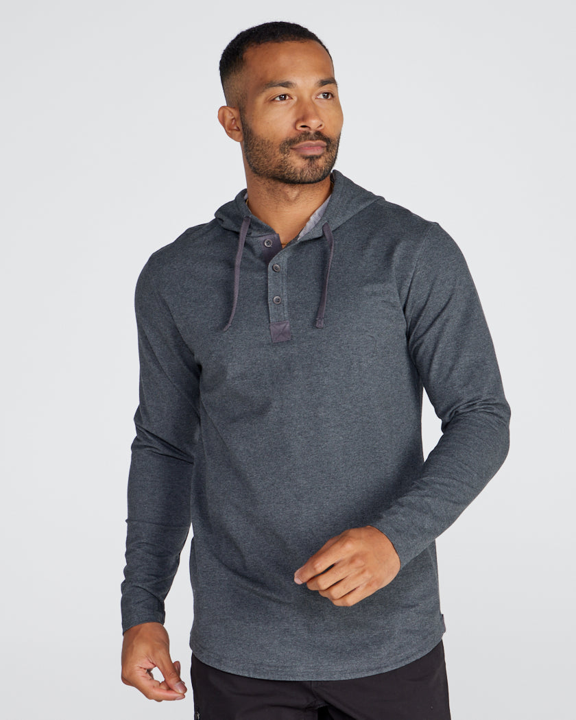 Drop-Cut: LUX Hooded Henley