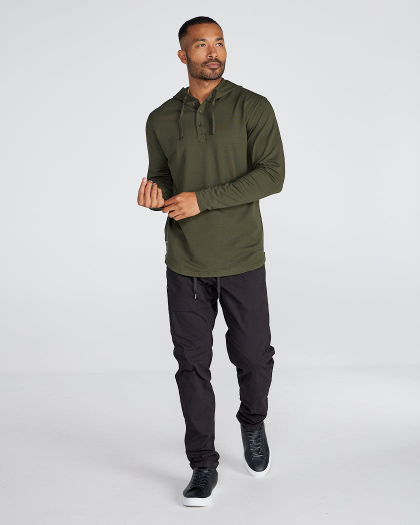 Drop-Cut: LUX Hooded Henley